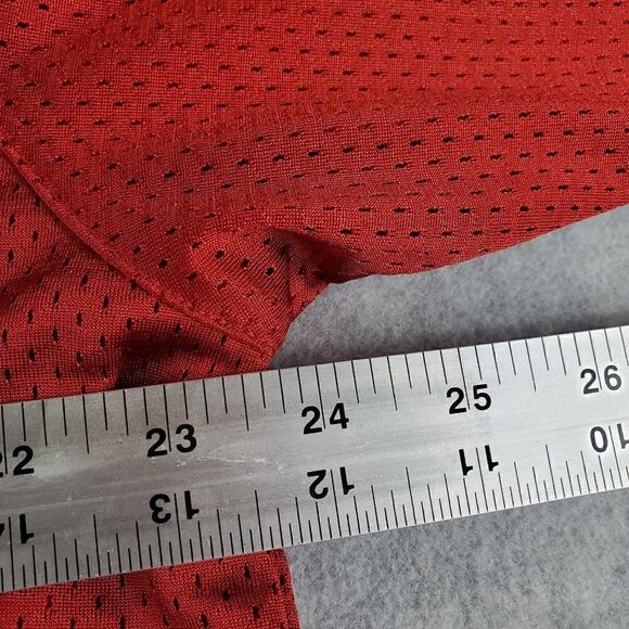 Vtg Nike Jersey Mens Large Red United Ballers Steve Nash 13 Warm Up Button Front - Picture 5 of 10